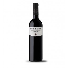 Vino tinto crianza D.O Rioja TOBELOS botella 75 cl